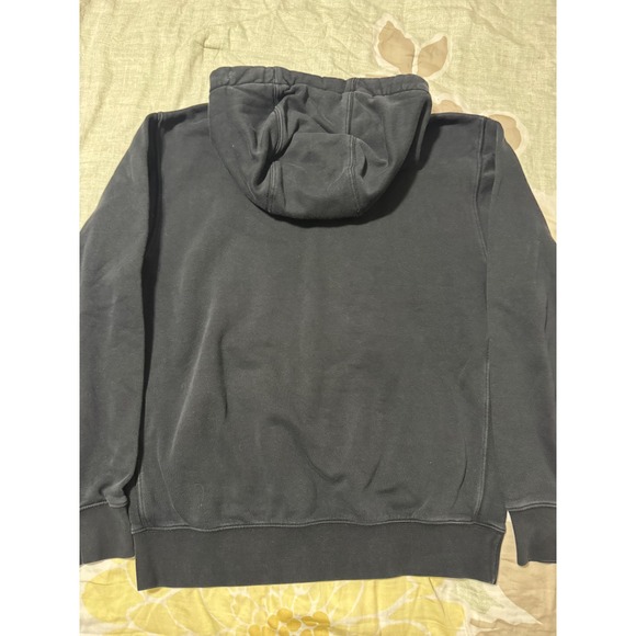 Nike Hoodie Black White Logo Pullover Hooded Sweatshirt Men's Size S - Picture 2 of 3